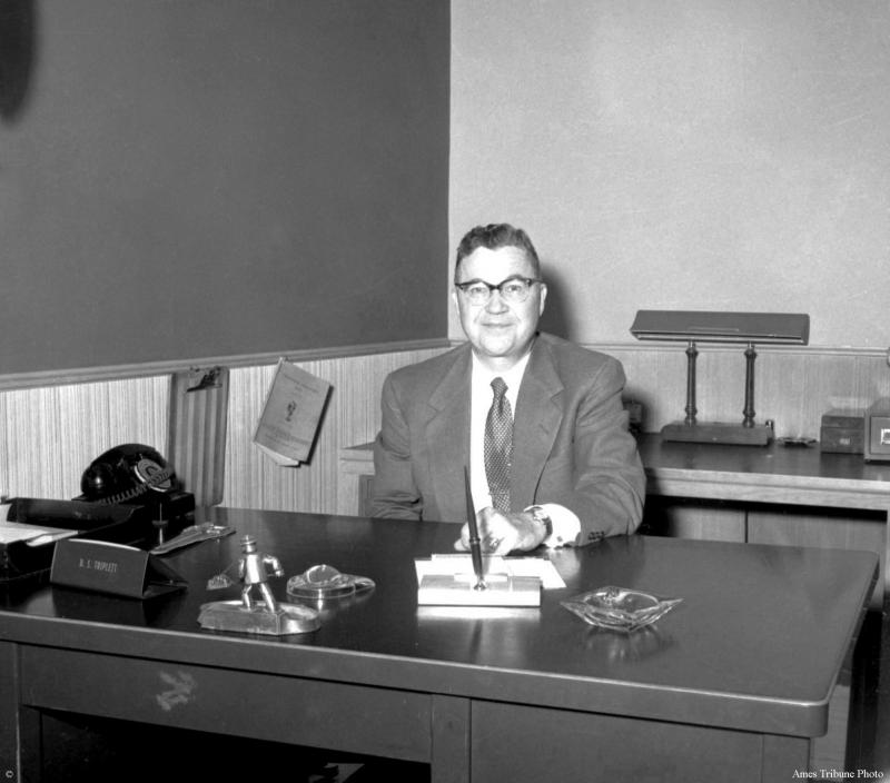 Dudley in his office